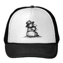 Snowman Mesh Hats