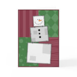 Snowman Patchwork cards