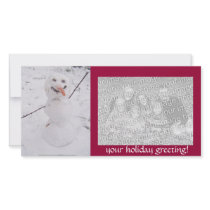 snowman pizazz! photo cards