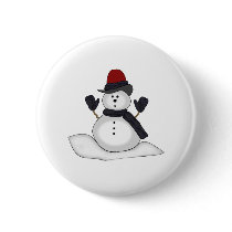 Snowman Products Pinback Button