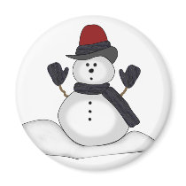 Snowman Products Refrigerator Magnet