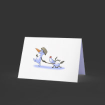 Snowman & Reindeer cards