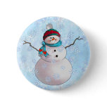 SNOWMAN, SCARF & STOCKING CAP by SHARON SHARPE buttons