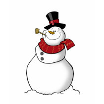 Snowman Shirt Red