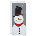 Snowman - Silver rack cards