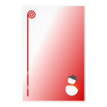 Snowman Stationery Paper