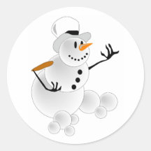Snowman Sticker