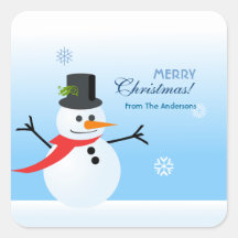 Snowman Stickers