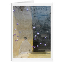 snowman through a window cards