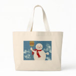 Snowman Tote Bag