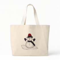 Snowman Tote Bag
