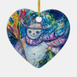 SNOWMAN WITH TOYS ORNAMENTS