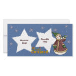 Snowman with trumpet photo cards