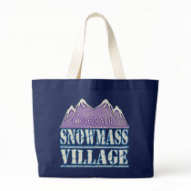 Snowmass Village, Colorado Canvas Bags
