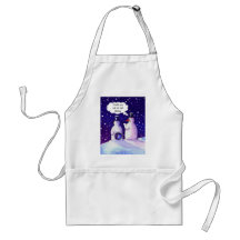 Snowmen Don't Eat Beans Aprons