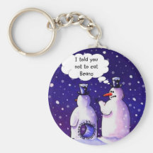 Snowmen Don't Eat Beans Key Chains