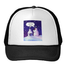 Snowmen Don't Eat Beans Mesh Hats