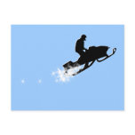 snowmobile. powder trail. postcards