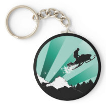 snowmobile. pthalo. circle. key chains