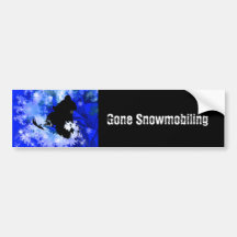 Snowmobiling in the Avalanche Bumper Sticker