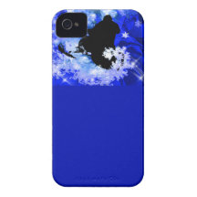 Snowmobiling in the Avalanche iPhone 4 Cover