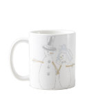 Snowpeople Bride and Groom mugs