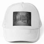 Snowstorm, Central Park, New York City Trucker Hat