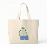 snowwoman w butt in jeans bags