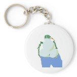 snowwoman w butt in jeans keychains