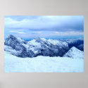 Snowy Alps Mountains Poster FROM 8.99 posters
