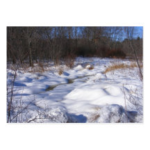 Snowy Brook ~ ATC Business Card