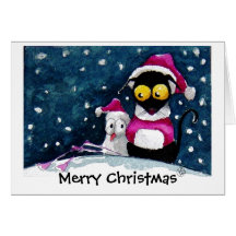Snowy Christmas! Greeting Cards