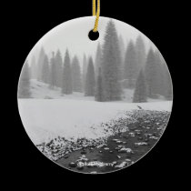 Snowy Creek Photo Ornament