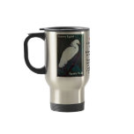 Snowy Egret Stainless Travel Mug w/ Fun Facts