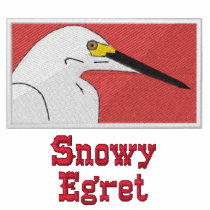 Snowy Egret Tshirt Polo Shirt