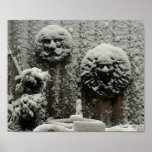 Snowy Faces posters