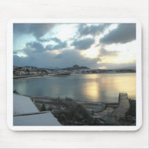 Snowy Landscape Mouse Pads