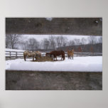 Snowy meal posters