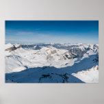 Snowy mountains landscape. Switzerland posters