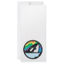 snowy orca circle design rack card