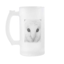 Snowy Owl Frosted Beer Mug