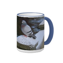 Snowy Pigeon Mug