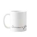 Snowy Pine Cone mugs