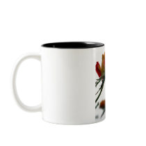 Snowy Rose Coffee Mug