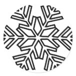 snowy snowflake winter icon stickers