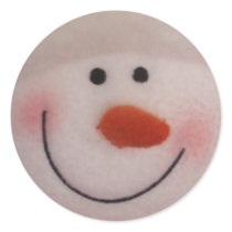 Snowy Snowman Stickers