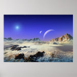 Snowy vista poster