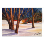 Snowy Winter Trees Note Card