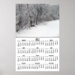 Snowy Woods 2011 Calendar Poster posters