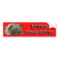 Snug as a pug bumper sticker